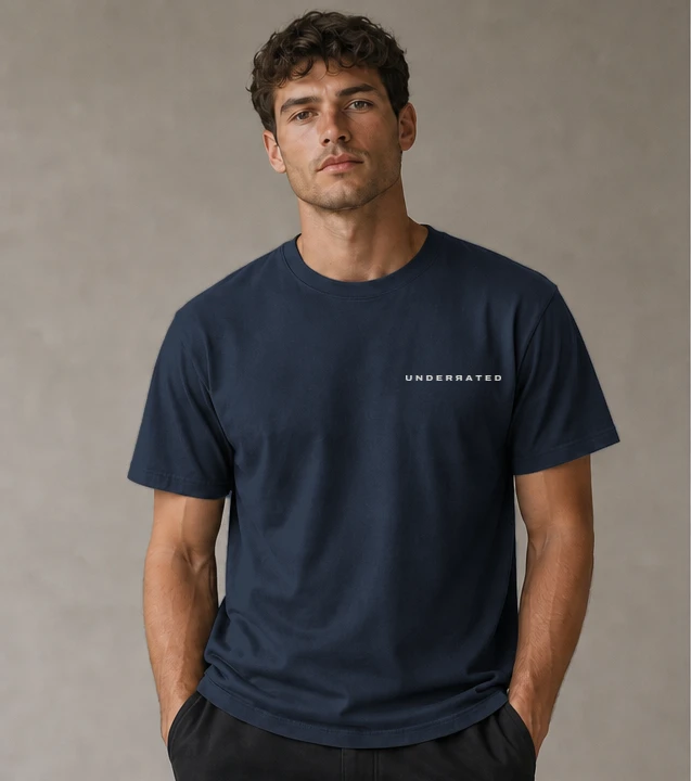 Men's Core Tee in Navy, front view