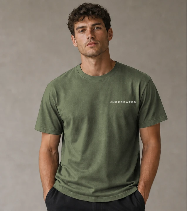 Men's Core Tee in Olive, front view